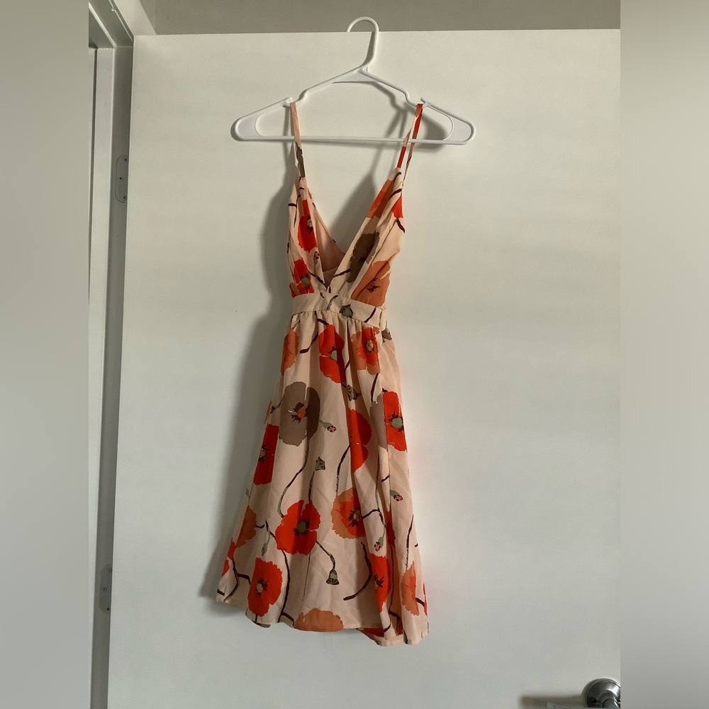 Cute Orange Date Dress